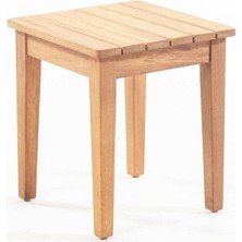 Mini Ys Iroko Bahçe Balkon Sehpası