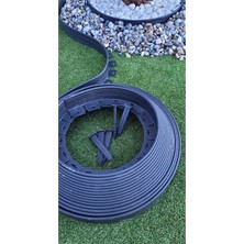 Garden Moda Çim Ayırıcı 25 Metre Siyah Çim Sınırlayıcı Taş Toprak Ayıracı Çim Ayracı �