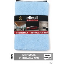 Ellesill Shinemax Araç Cila Parlatma Kurulama Bezi - Mavi Renk 40X40 cm