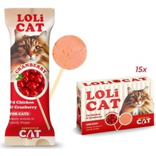 Lolicat Fd Kedi Ödülü Kızılcıklı 1,5gr 15 Adet