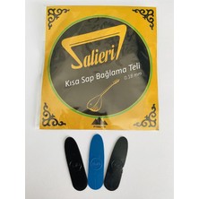 Salieri 0.18MM Pyramid Kısa Sap Bağlama Teli, Mızrap Hediyeli
