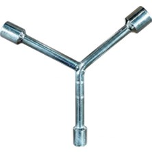 Çelik Y Bijon Anahtarı (8 mm - 10 mm - 13 Mm), Profesyonel 3'lü Üçgen Lokma ve Somun Sıkma Ana