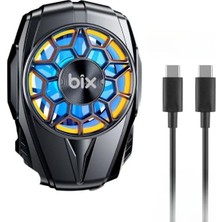 BXCP03G Ultra Sessiz ve Güçlü Telefon Soğutucu Fan Kablolu Kullanım, 4.5-7 Inç Cihazlarla Uyum
