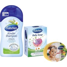 Bübchen 200 Ml. Bebek Şampuanı Sabun ve Sünger 3 Lü Set