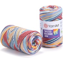 Tr El Örgü Ipi Twısted Macrame 3 mm Vr, 925, 4X250 gr