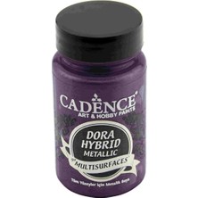 Tr Dora Hybrid Metalik 7139 Koyu Orkide Cam Boyası, 90ML