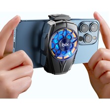 BXCP04G Ultra Sessiz ve Güçlü Telefon Soğutucu Fan, 4.5-7 Inç Cihazlarla Uyumlu, Oyuncular Iç