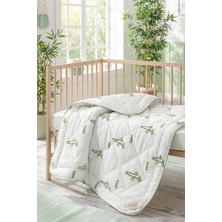 Tr Bambu Dolgulu Bebek Yorganı 95X145 cm EKRU%100 Pamuk Dış Kumaş
