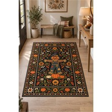 Rugs Modern Halı Dora Vintage Folklorik Geometrik Desenli Ince Dokuma Taban Salon Halısı OZL495