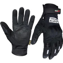Tr Forte Gt 07 Softshell Motosiklet Eldiveni, Rüzgar Geçirmez ve Su Itici Kumaş, Dokunmatik Ekra