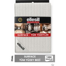 Ellesill Surface Tüm Yüzey Bezi - Gri Renk 40X40 cm