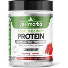 Tr Natural Whey Protein Powder - Ereğli Strawberry 100G Protein Tozu