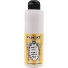 Su Bazlı Yarı Mat Akrilik Vernik 250 ml Çok Renkli Tek Ebat
