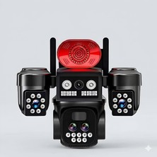 4 Lens Wi-Fi Güvenlik Kamerası,8 Mp, Kör Noktasız,hava Şartlarına Dayanıklı, Aı Insan Algı