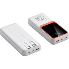 22.5W Pd Powerbank Hizli Şarj Dijital Gösterge Quick Charge 3.0 Type-C Taşinabilir Şarj Aleti 5V