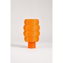 Bloom Dekoratif Masa Lambası, E27 Led, 33 Cm, Turuncu