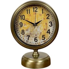 Antique Touch 25 x 20 Eskitme Metal Masa Saati
