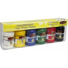Transparan Cam Vitray Boyası 50ML 6'li S
