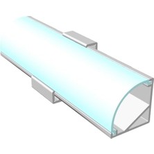 Arge LED Mutfak Dolabı ve Tezgah Altı Bombe Difüzörlü Köşe Bar LED 24V (6500, 100)