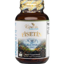 Fisetin 500 Mg Kapsül | Hücre Temizleme ve Longevity Desteği | Fisetin Supplement 30 Adet 30 Serv