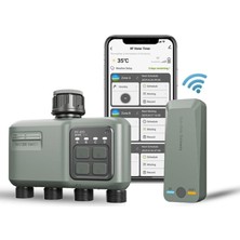Tr 4 Çıkışlı Akıllı Wi-Fi & Rf Bahçe Sulama Zamanlayıcısı