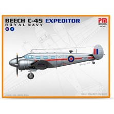 Pm Model Beechcraft C-45 Expeditor Royal Navy Plastik Uçak Maket Kiti
