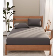 Tr Apricitas Home Çift Kişilik Çarşaf Seti Urban Antrasit 180X200 cm AP52T20210977