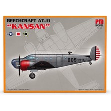 Pm Model Beechcraft At 11 Kansan Plastik Uçak Maket Kiti
