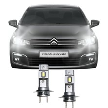 Tr Cıtroen C-Elysee LED Xenon Kısa Far Ampulü H7 Mini LED 2'li Set MNH7A2