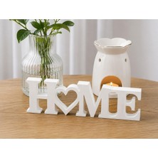 Tr Home Yazılı Dekoratif Masa Üstü Biblo – Modern Ev Dekoru