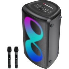 Tr Bluetooth Döngüsü Hoparlörü, Taşınabilir Akşam Hoparlörü, Derin Bas, Işık Oyunları,