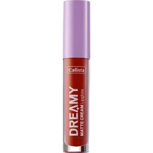 Callista Dreamy Matte Cream Mat Görünümlü Lipgloss 205 Big , Kahverengi
