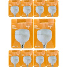 Tr 30W (200W) 6500K Beyaz Işık E27 Duylu Torch LED Ampul, 10 Adet