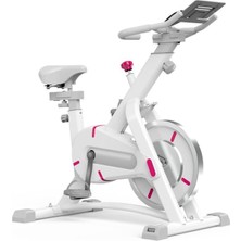 Pb-01 Beyaz Koşu Kondisyon Bisikleti Spin Bike Dikey Egzersiz Ev Koşu Bisikleti
