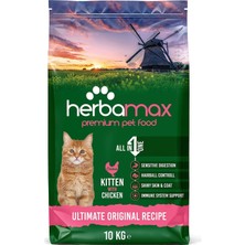 Tr Kitten Kuru Kedi Maması, Tavuklu & Pirinçli, Yavru Kedi, Yüksek Proteinli, Her Boydan Cins I�