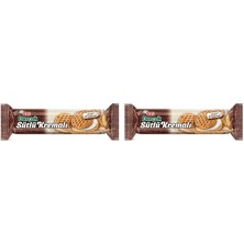 Tr Burçak Sütlü Kremalı Yulaflı Bisküvi 100 G x 12 Adet (2 Paketi)