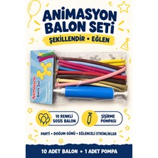 Kassaba Animasyon Balon Seti