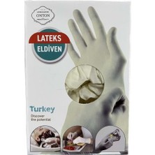 Onton Çok Amaçlı Latex Eldiven 1 Koli (72 Paket x 6 Adet). Muayene, Ameliyat Eldiveni
