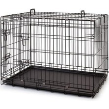 Kedi - Köpek Kafesi Siyah 107X71X78