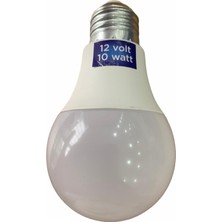 Tasarruflu 6500K 650 Lümen 12 Volt LED Ampül Beyaz Renk E27 Duy 650 Lm 6500K