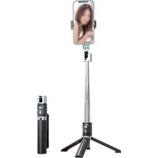 P60 Plus Çok Fonksiyonlu Selfie Çubuğu Siyah