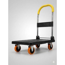 Taşınabilir Katlanır Platform El Arabası - 100 kg Taşıma Kapasiteli, Sessiz Tekerlekli, Yük V