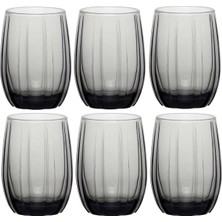 Paşabahçe Linka Su Bardağı, Gri, 380 Cc, 6'li Set, Meşrubat Bardağı