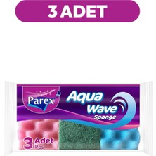 Aquawave 3'lü Bulaşık Süngeri Üçlü Paket