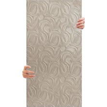 Tr 3D Kendinden Yapışkanlı Duvar Kağıdı Yeni Nesil Akustik Keçe Panel Modern Desen 52X98 cm (