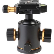 Ball-01 Tripod Için 360 Derece Top Kafa Metal Gövde Kompakt Ball Head Aparatı