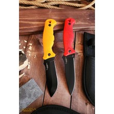 Tr Outdoor Piknik Kamp Bıçağı Bıçak Kılıflı Mutfak Bıçak Şef Bıçağı Çakısı 2 Li (