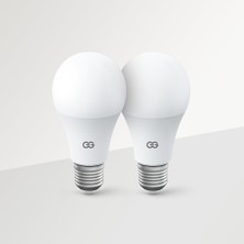 Tr Günsan 2'li LED Ampul 5W Sarı Işık E27 (3000K 425 Lümen 2 Adet)