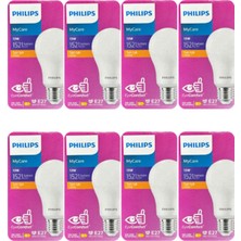 Tr Mycare 13W Sarı Işık E27 Duylu LED Ampul, 8 Adet