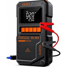Tr Akü Takviye Cihazı 4'ü 1 Arada – Hava Kompresörü, Oto Kompresör, Hava Pompası, 10000MAH